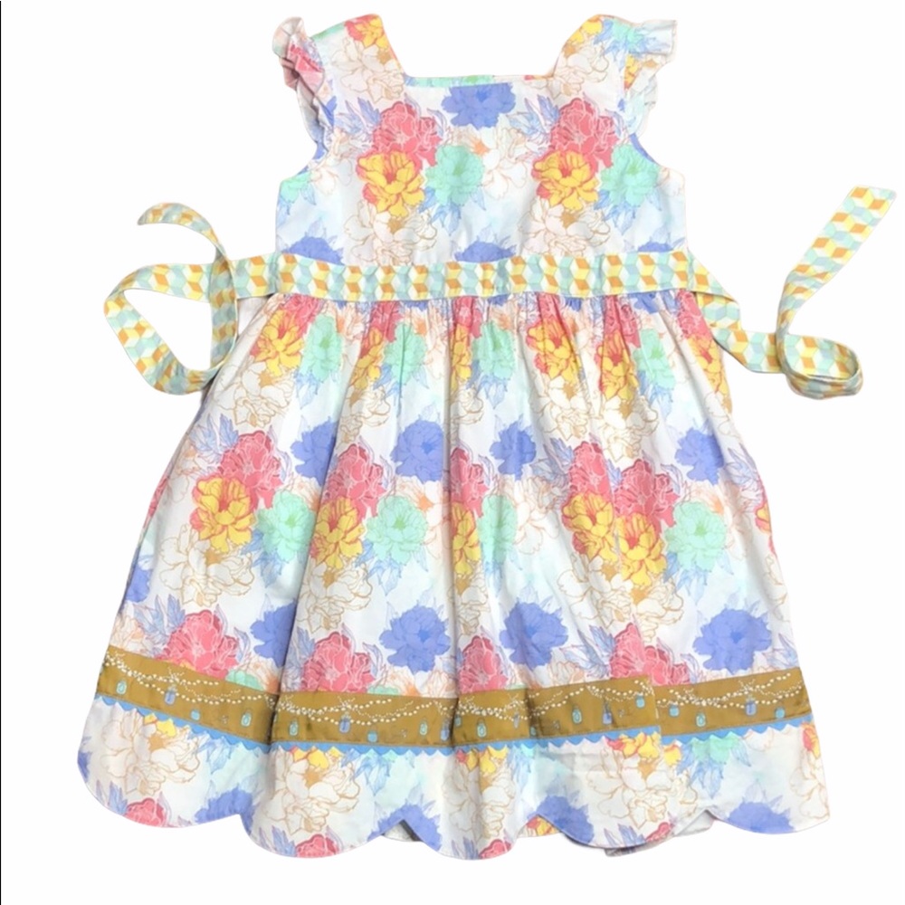 Matilda Jane Field of Fireflies Dress Size 8 EUC